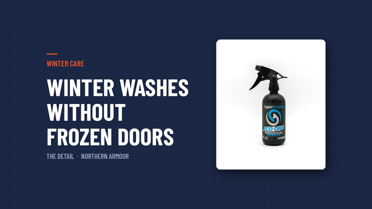 Winter washes without frozen doors