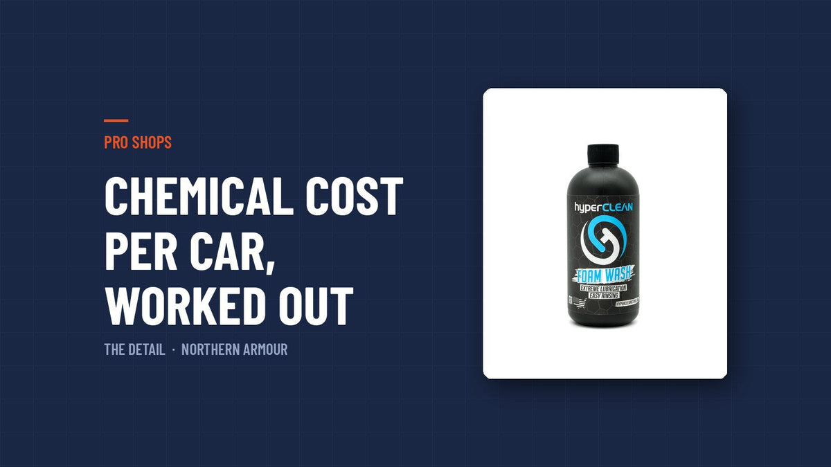 Chemical cost per car, worked out