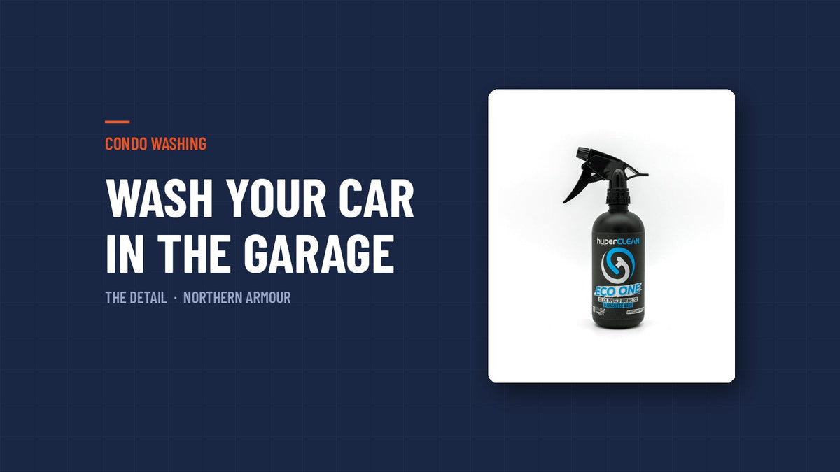 Wash your car in the garage