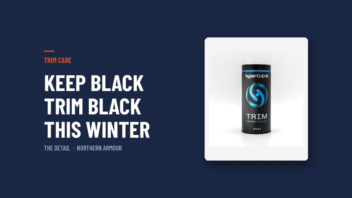 Keep black trim black this winter