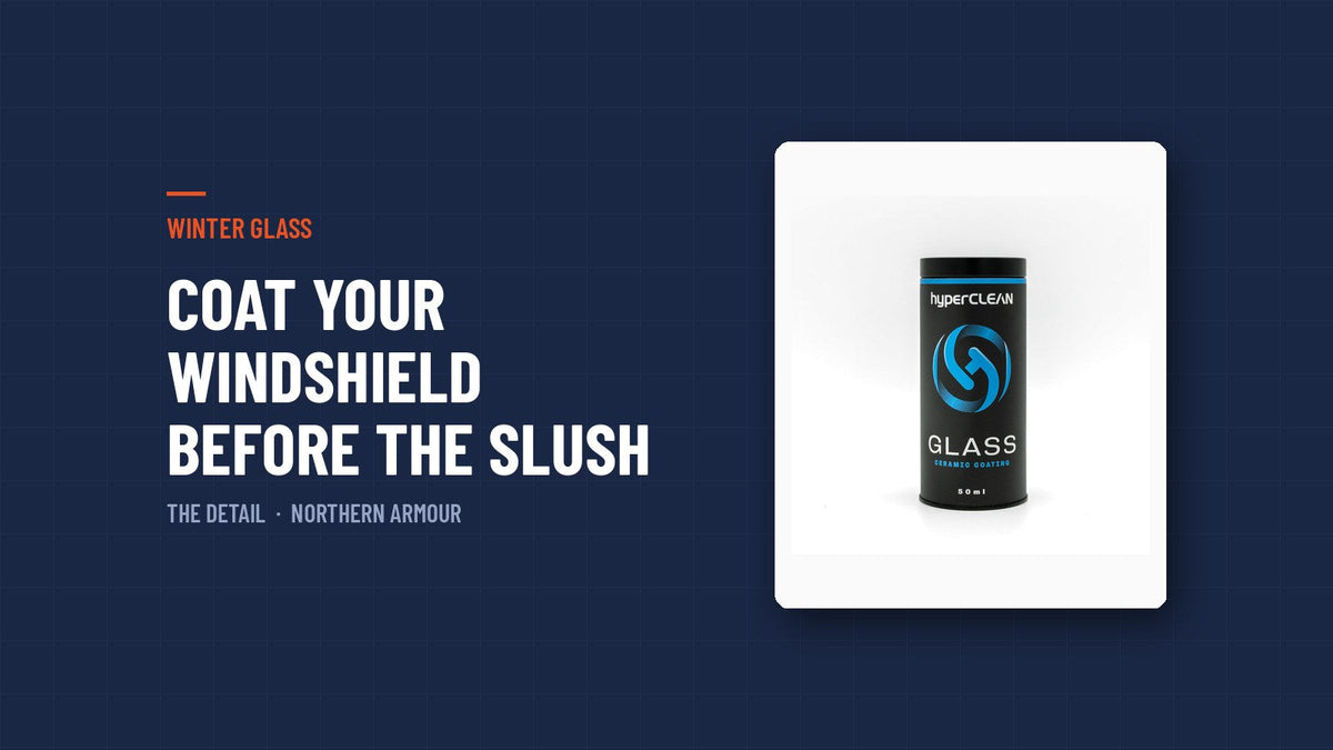 Coat your windshield before the slush